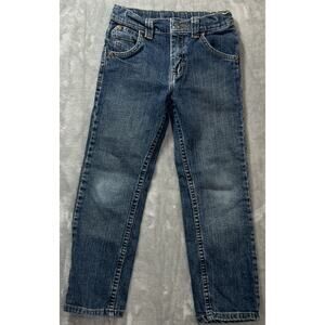 Wrangler Blue Jeans Boys 7R Adjustable Classic Fit Western Cowboy Retro